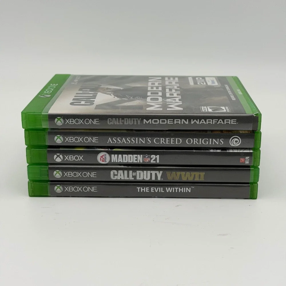 (Lot of 5) Microsoft Xbox One Video Games